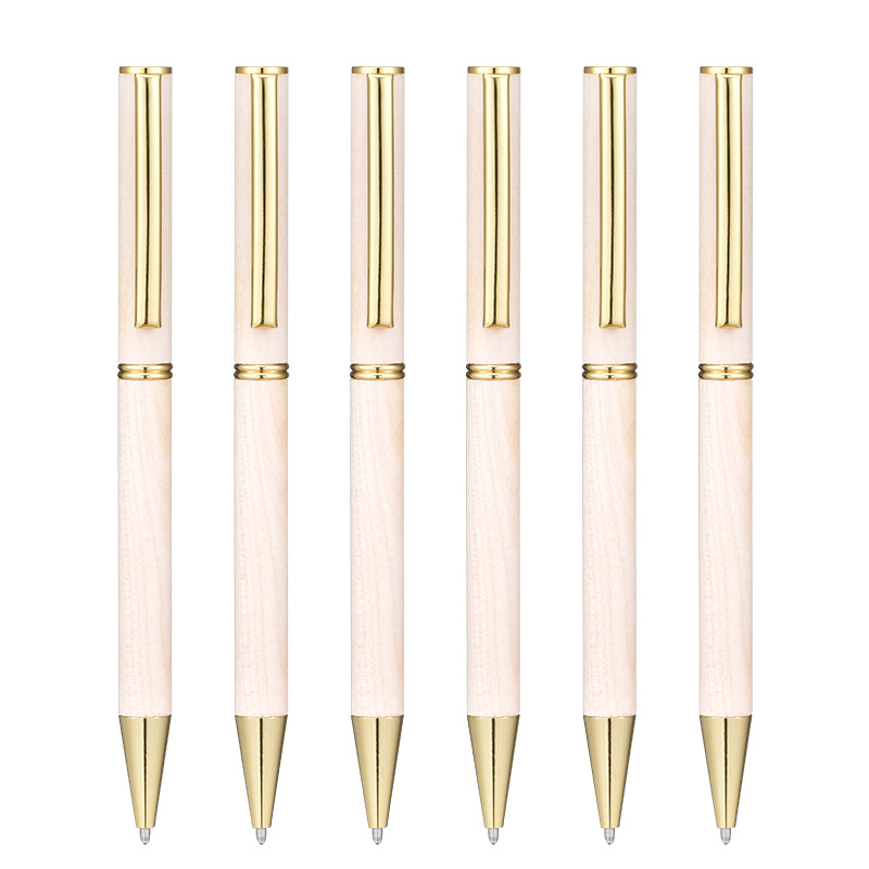 Supply Of Neutral Pen Business Office Signature Pen Primary School Students Treasure Pen Gift Pen Creative Bamboo And Wood Ballpoint Pen Item Picture