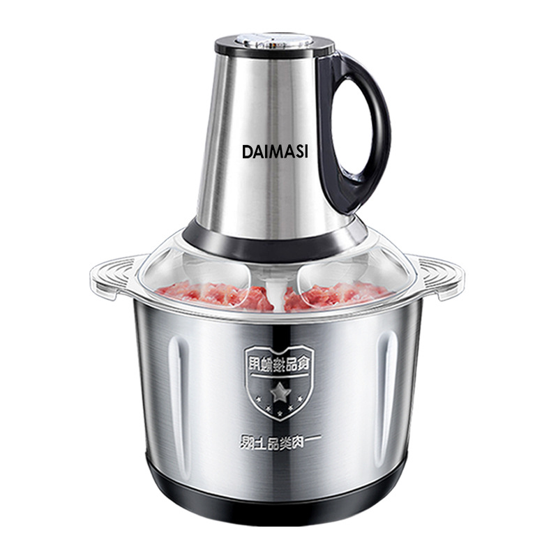 German Demas electric meat grinder, household multi-functional food processor, mixer, mincing, garlic puree, chili Item Picture