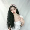 Lazy person's hair band, wig, one-piece seamless, half-head cover style long curls, shaking sound, sweet wool curls long hair direct sales Application Scenario