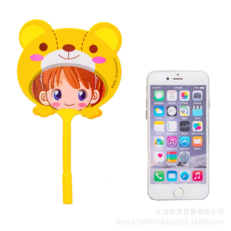 R cartoon fruit cat head, cute animal fan pen, fan pen, fan pen, student fan pen, wholesale manufacturer Item Picture
