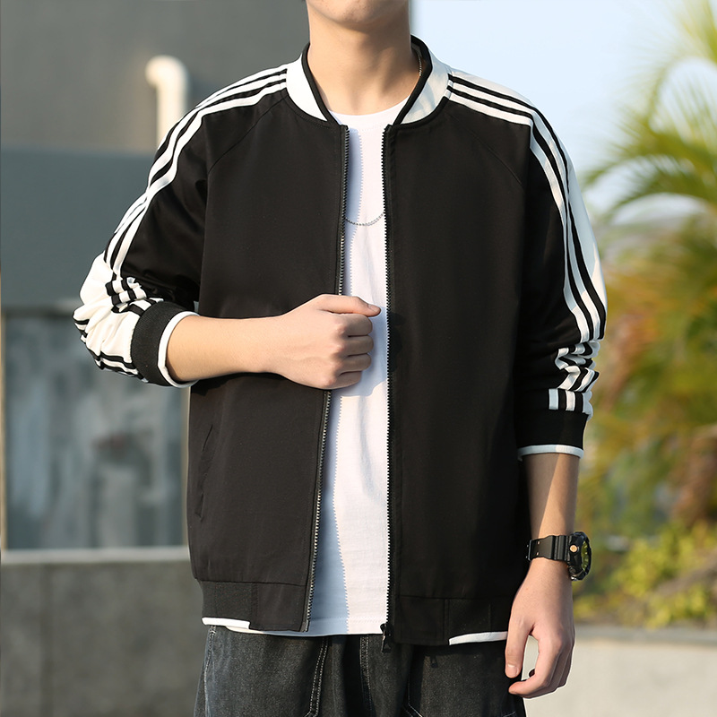 A loose, casual and sporty jacket with a hat for men, versatile for teenagers, the new autumn 2022 workwear jacket for men Specification image