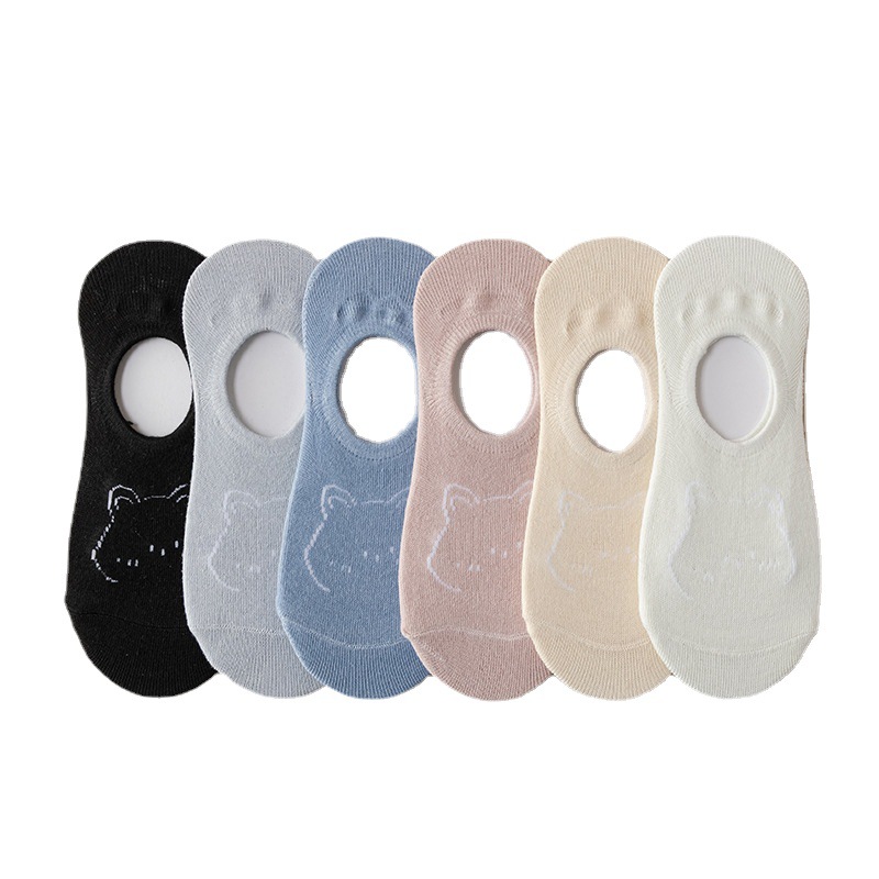 Sock stall, one-piece delivery service, invisible socks for women, summer thin and shallow-mouthed cotton socks, cute air-conditioned short socks for girls in summer, solid color and non-fading, and one-piece delivery service for boat socks Item Picture