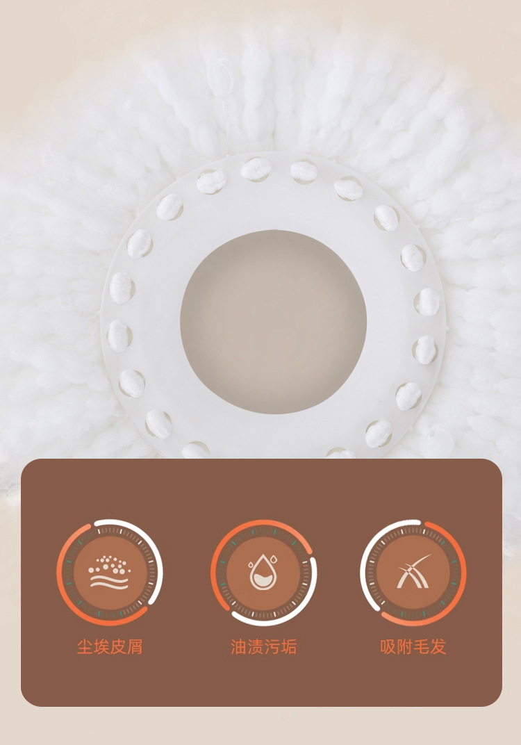 包邮子母式拖把桶套装懒人免手洗净污分离旋转拖把桶套装组合详情11