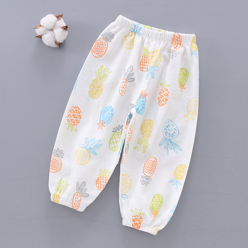 Pure cotton gauze children's mosquito repellent pants, ultra-thin pants, baby lantern pants, summer children's clothing, new bestsellers in 2024 Application Scenario