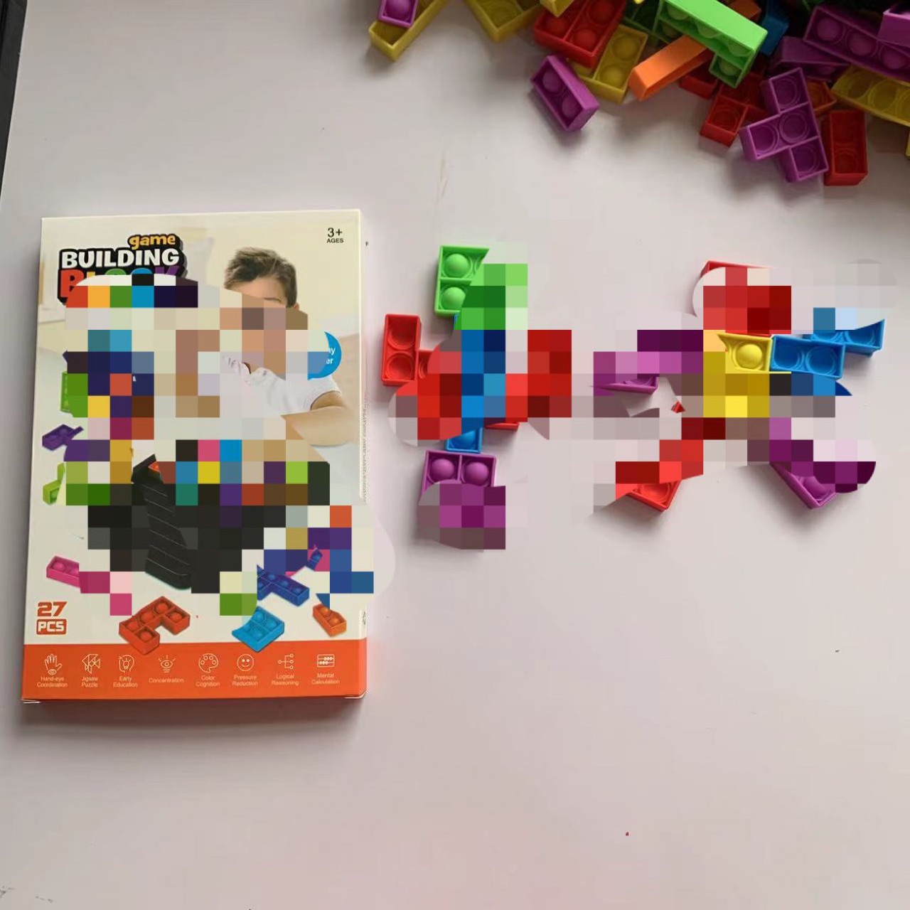 Rat Killer Tetris silicone press to decompress toy rat killer Tetris