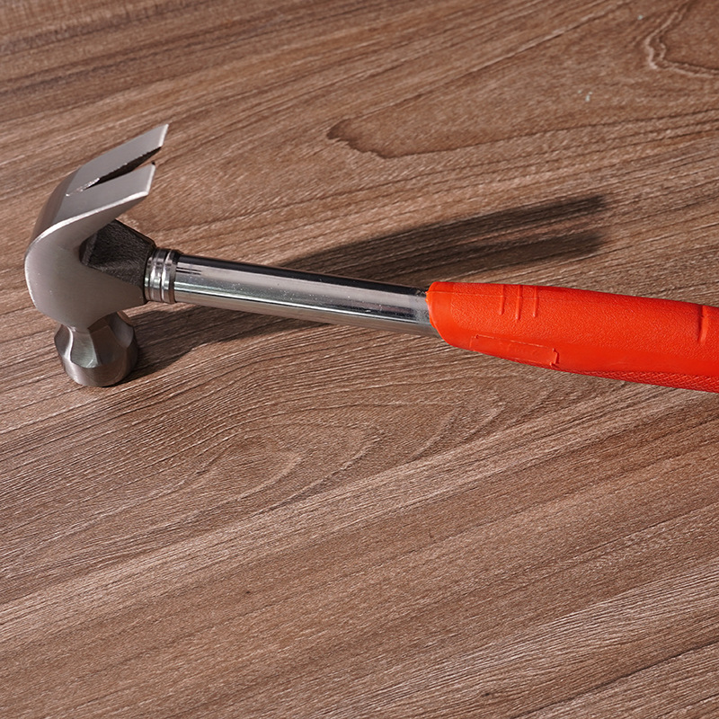 Manufacturers Custom Wholesale Steel Pipe Handle Claw Hammer Home Safety Hammer Multi-Function Hammer Seamless Nails Special Small Hammer Specification drawing