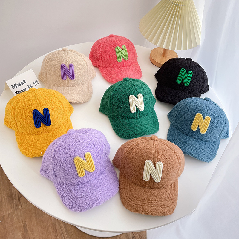 ins Korean children's hats for autumn and winter are stylish and fashionable. Baby baseball caps, winter warm caps, and girls' baseball caps are thick details Picture