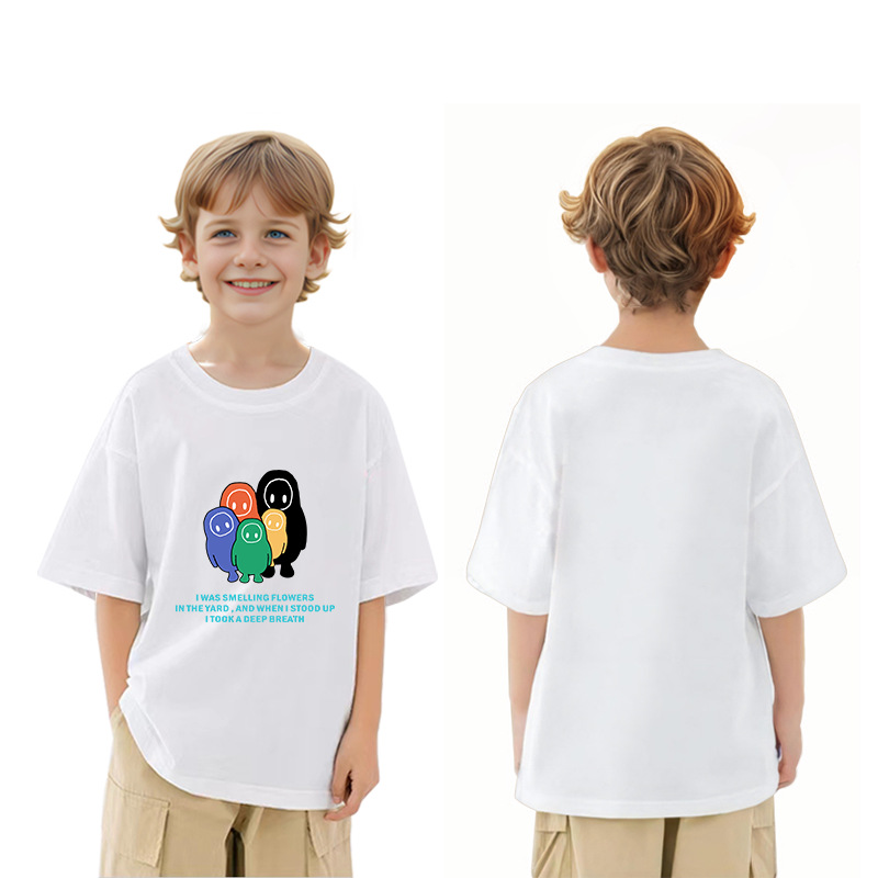 T恤儿童/纯棉短袖/短袖/女T恤/尾货产品图