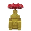 Brass thickened gate valve, multi-functional household stop valve, 4-inch, 6-inch gate valve, threaded switch valve, main valve Item Picture