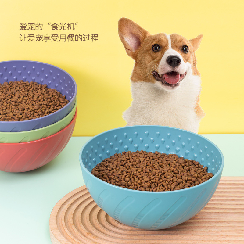 不倒翁舔食盆狗碗狗盆防打翻宠物碗猫粮碗单碗狗盘小型大型犬大号