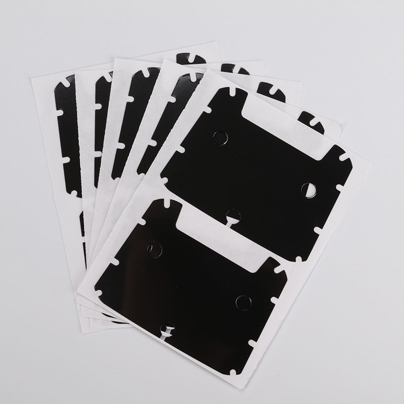 Self-adhesive PC Mylar sheet switch power supply insulating gasket, power adapter insulating sheet, fireproof and high-temperature resistant PC Specification drawing