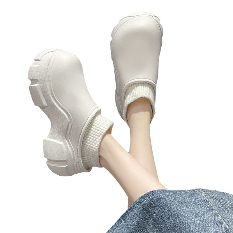 Thick Soled Snow Boots Ladies Wear Waterproof Cotton Shoes With Thick And Warm Cotton Shoes With Short Tube Cotton Shoes Wholesale Item Picture