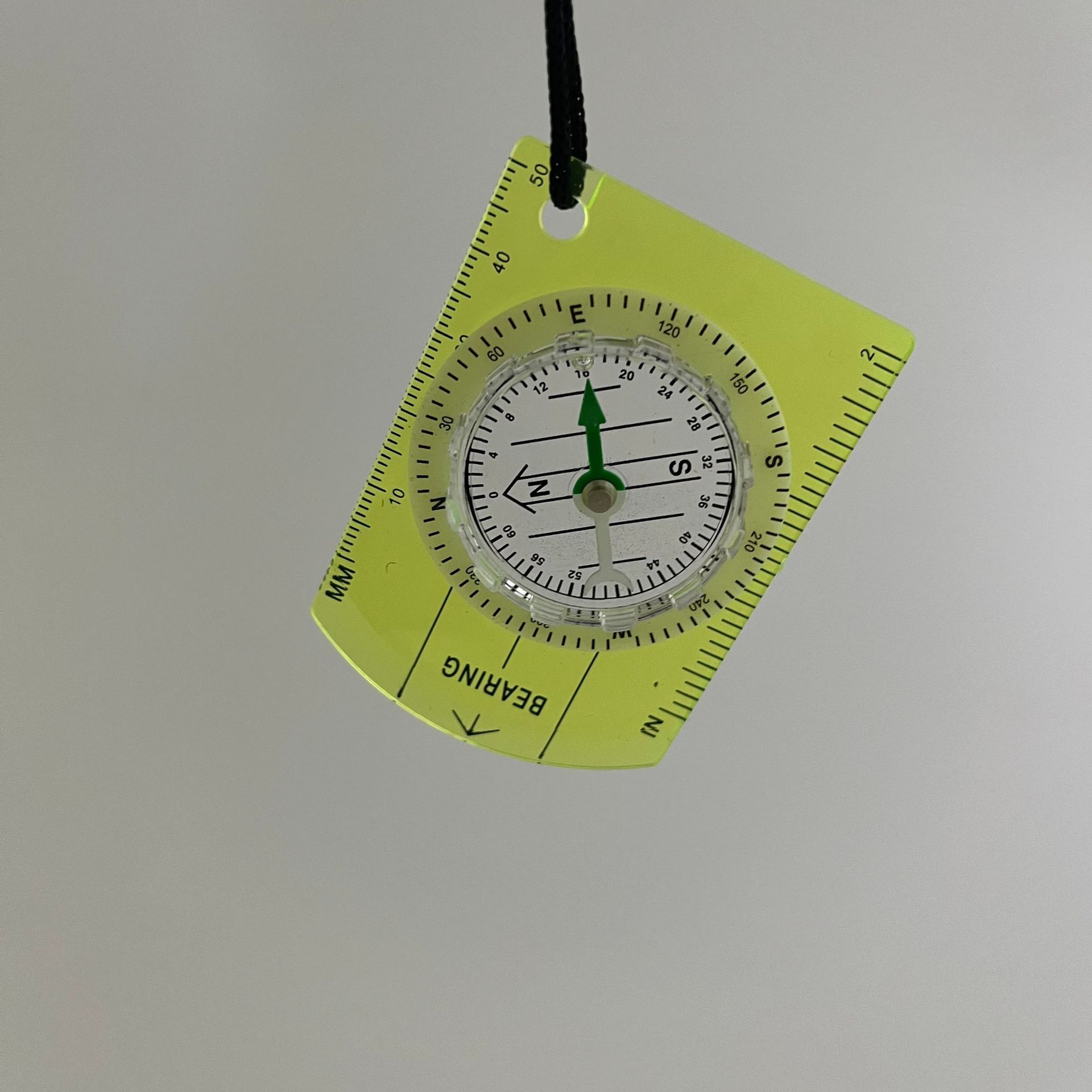 The new Amazon bestseller DC35-1B transparent size luminous compass magnifying glass map scale for students details Picture