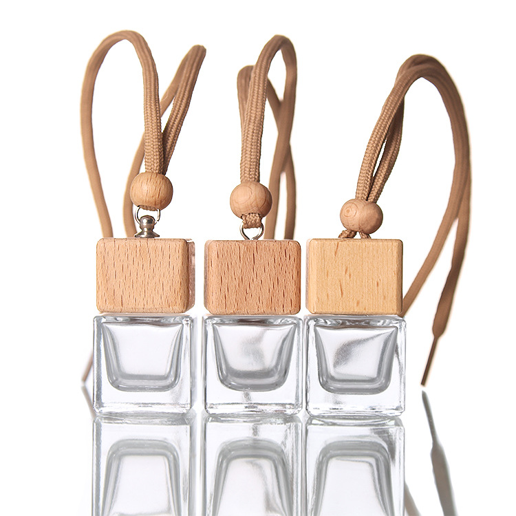 5ml square perfume pendant, perfume bottle pendant, empty bottle hanging decoration wholesale