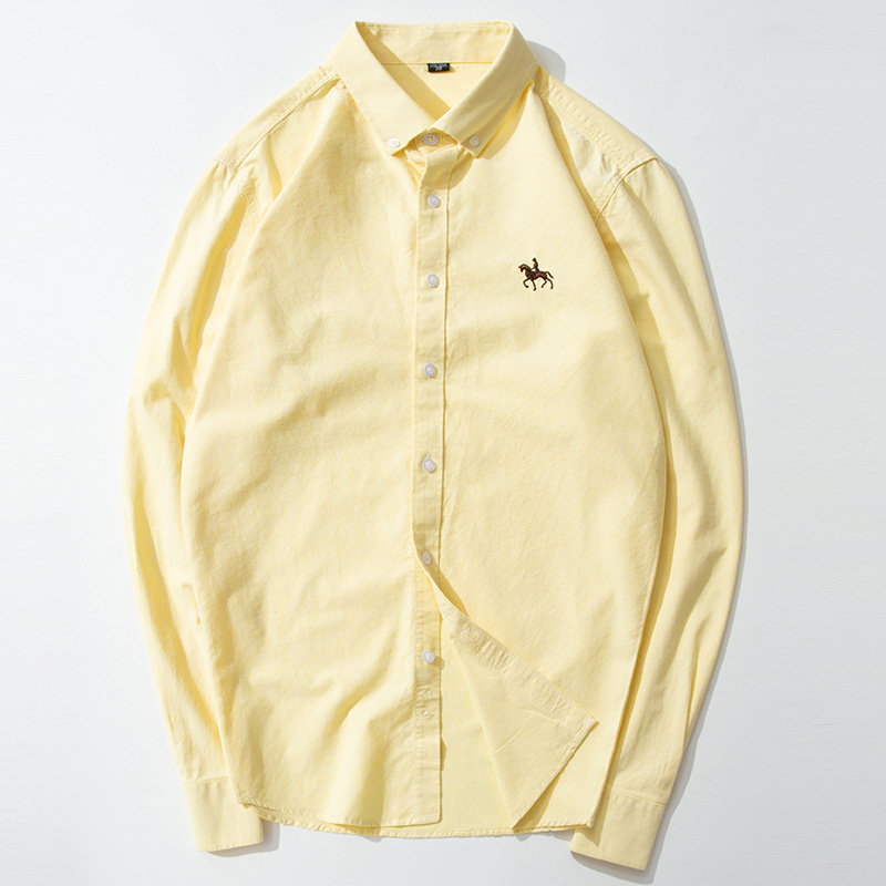 白衬衫男短袖职业/衬衫/高级定制polo衫/衬衣男款七分袖/衬衫男士长袖休闲产品图