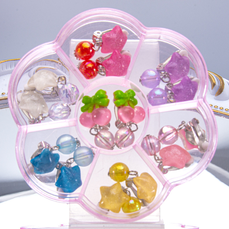 耳饰金属配件细节图