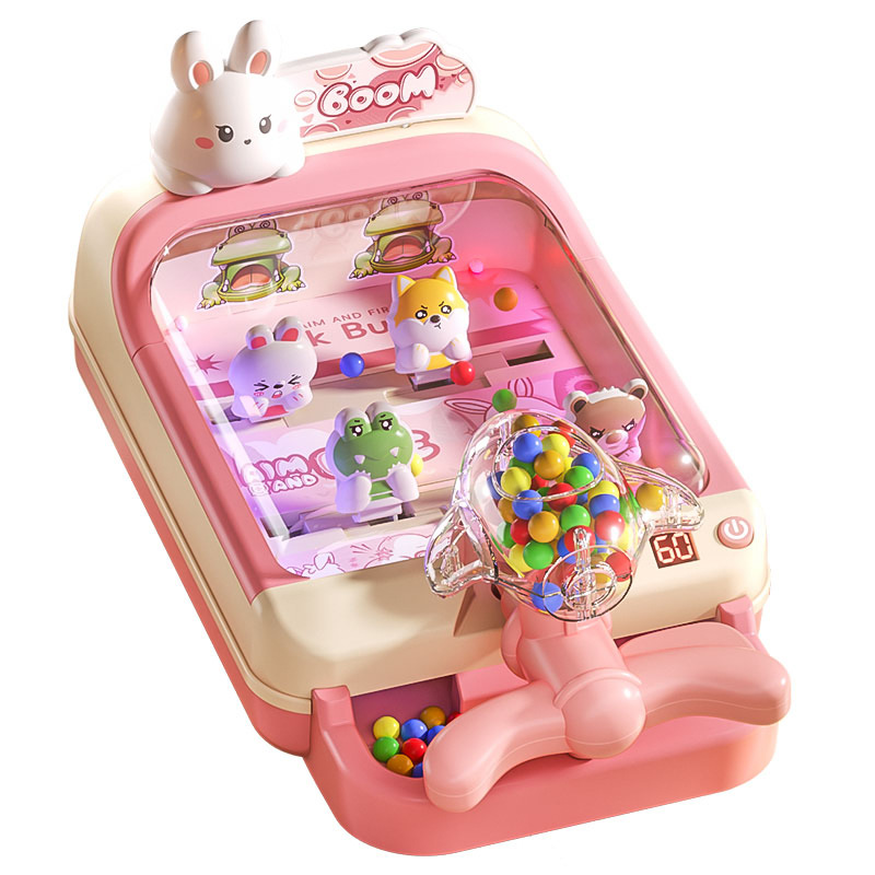 儿童打弹珠游戏机益智游戏7玩具男童互动专注训练8女孩子生日礼物白底实物图