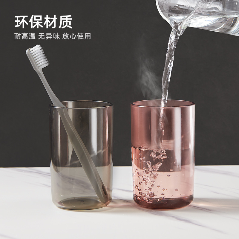 Wall-mounted toothbrush cup holder with mouthwash cup suction cup, no need for drilling, toothpaste and toothbrush storage rack, wall-mounted set source Application Scenario
