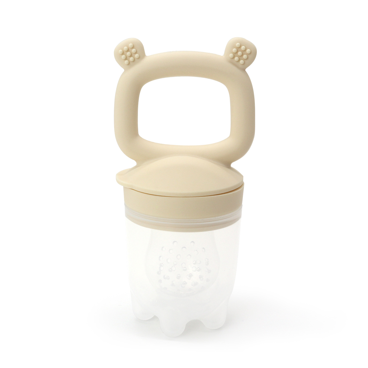 TEMU Baby Fruit and Vegetable Bite Fun Fruit Complementary food device, baby fruit and Vegetable Fun pacifier, teeth grinding stick, toy teeth gel Item Picture