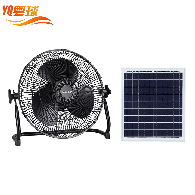 Solar Fan outdoor electric fans 16-inch and 12-inch Solar fan solar floor fans factory sales Application Scenario