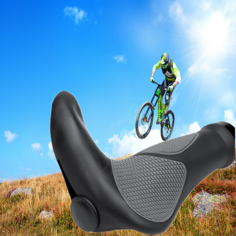 Mountain bike rubber horn handlebar covers, bicycle handlebar covers, cycling accessories, double-locking pair handlebars Specification image