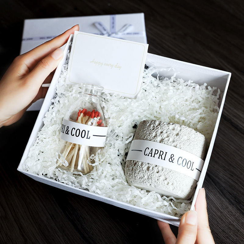 冷山系列香薰蜡烛礼盒家用室内摆件持久清新生日小众香氛蜡烛礼盒