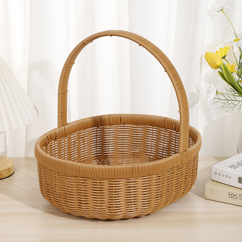 The manufacturer supplies hand-woven rattan flower baskets, Valentine's Day flower baskets, storage baskets, wedding flower baskets and home decoration baskets Specification image