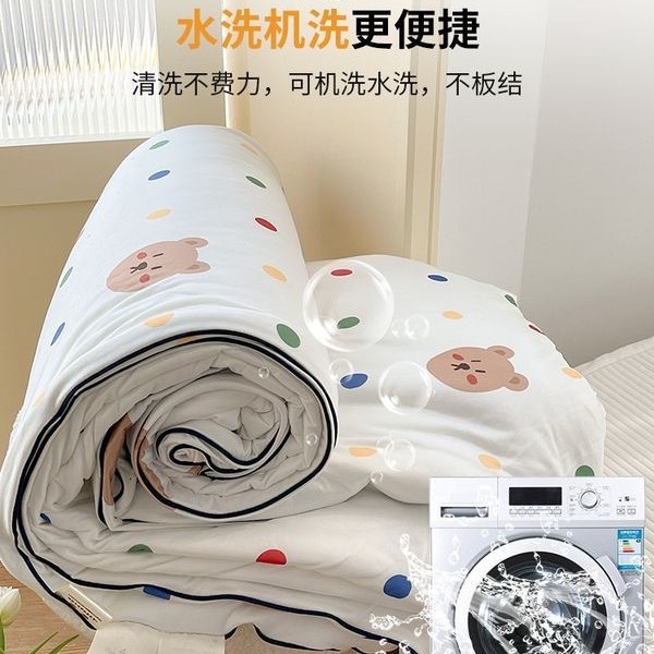 Class a baby quilts, children's summer cool quilts, milk knitted cotton soybean fiber summer quilts, air conditioning quilts, spring and autumn quilts, winter quilts Specification image