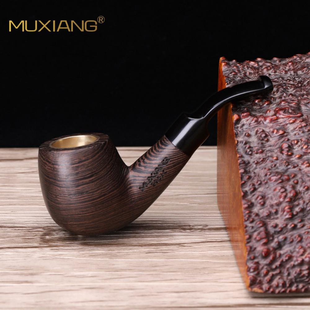木香鸡翅木烟斗铜锅斗一斗三用多功能可用烟丝木质烟斗