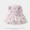 Spring and summer children's open-top sun hats, girls' sweet and cute sun hats, cartoon large brim sun hats, girls' hats Application Scenario