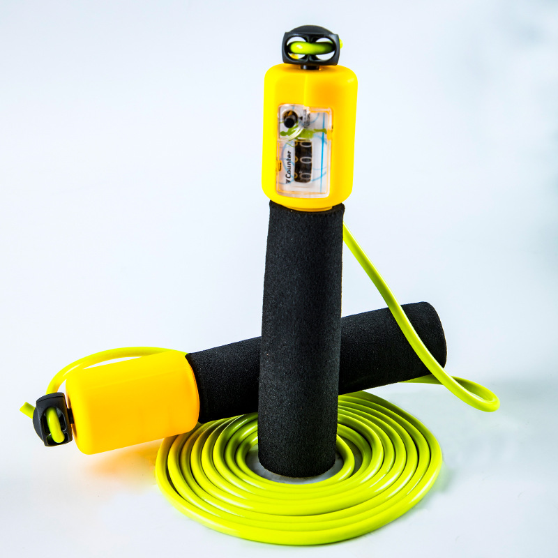 6229 Factory Direct Student Jump Rope Physical Exam Training Jump Rope Sponge Handle Fitness Competition Count Jump Rope Application Scenario