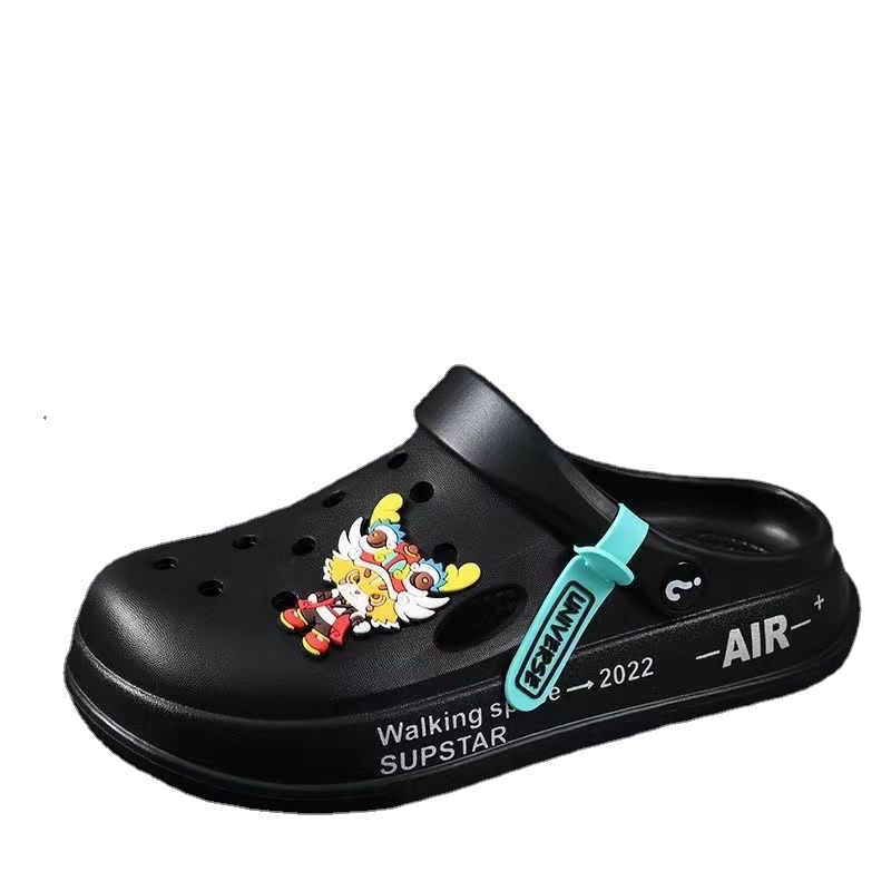 New lovers leisure Crocs men wear non-slip and anti-odor baotou slippers women super soft thick soled students summer Item Picture
