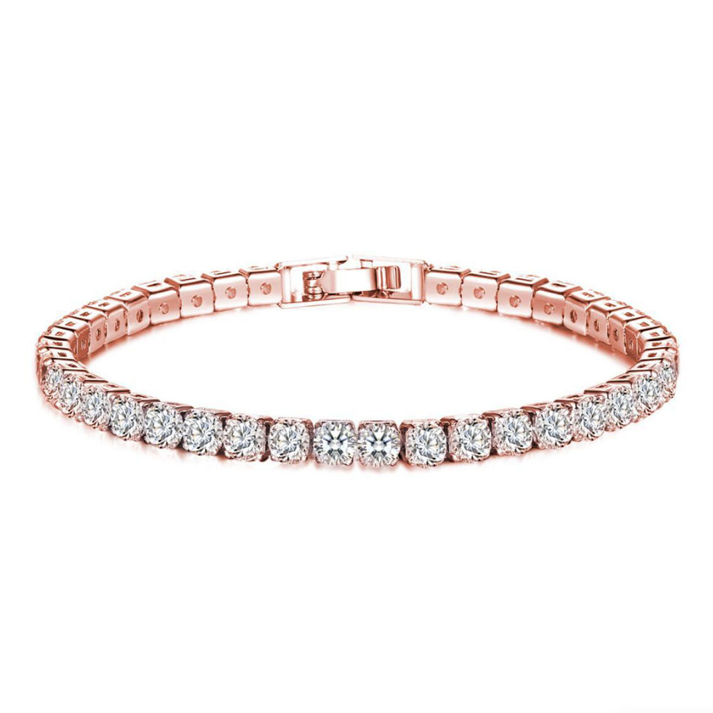 Ha Ha Zircon bracelet, zircon ankle bracelet, simple bracelet gift, live-streaming supply, hiphop trendy brand accessories details Picture
