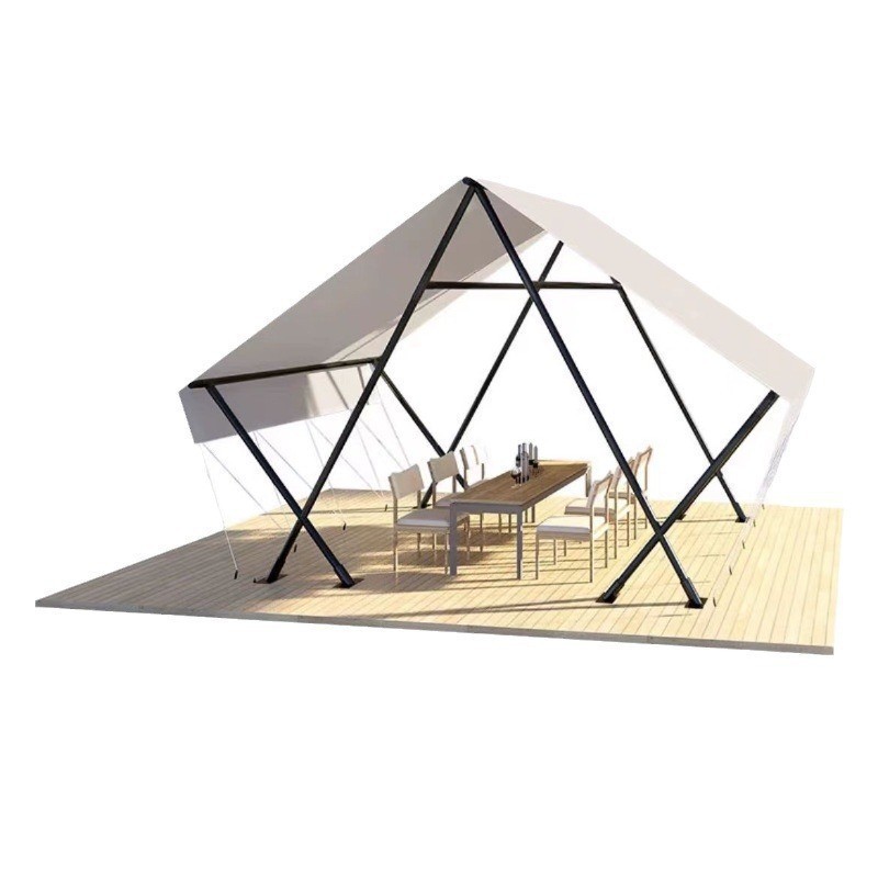 旅游景区聚会天和房型天幕公园户外防晒露营野餐团建金属框架帐篷
