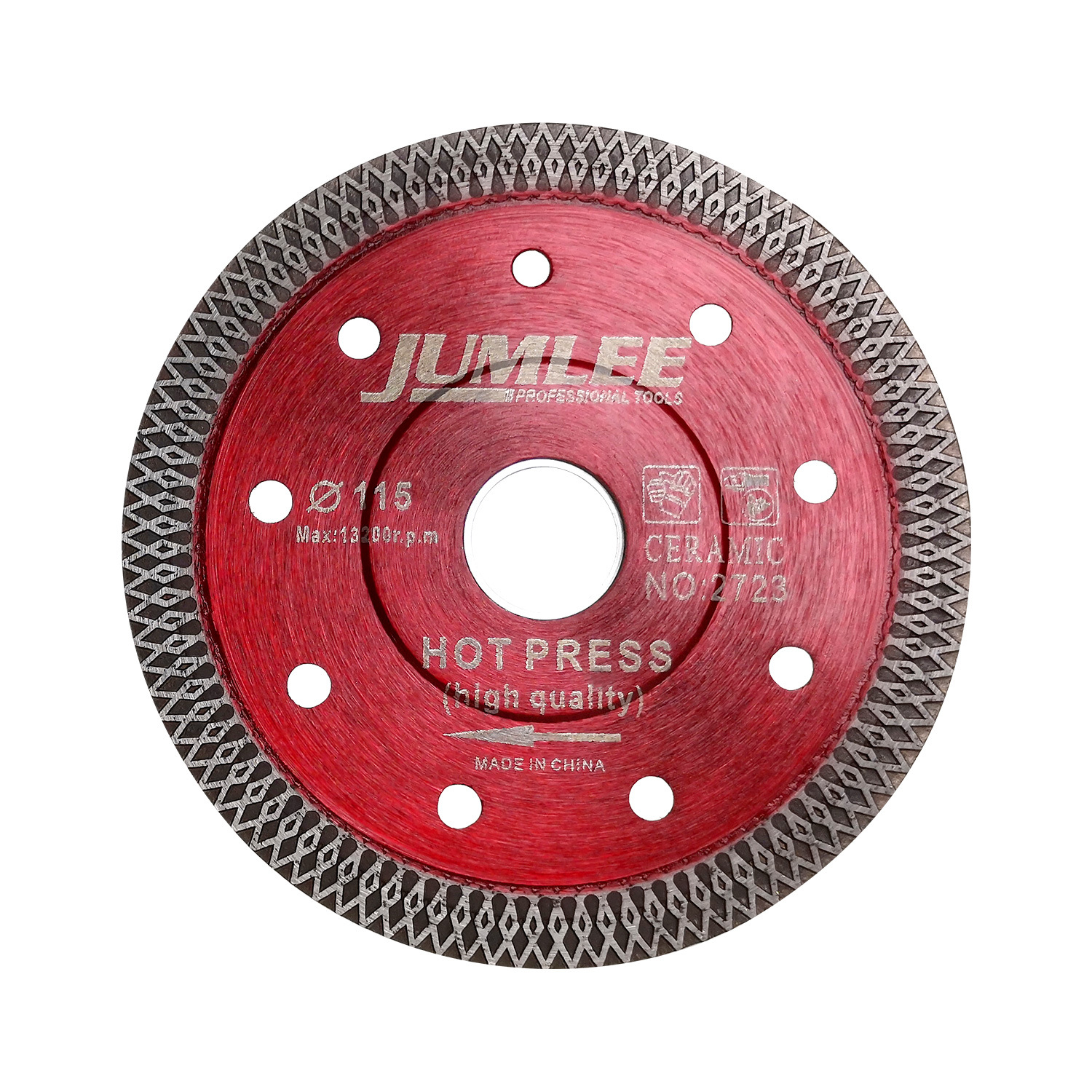 JUMLEE hot-pressed mesh wave plate, diamond saw blade, microcrystalline stone vitrified tile, ceramic tile cutting blade, flange saw blade