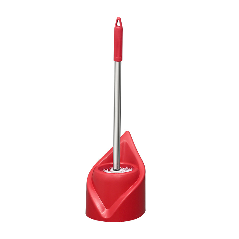 Toilet cleaning brush, silicone long-handled toilet brush, bathroom toilet cleaning brush, no blind spot toilet brush set Item Picture