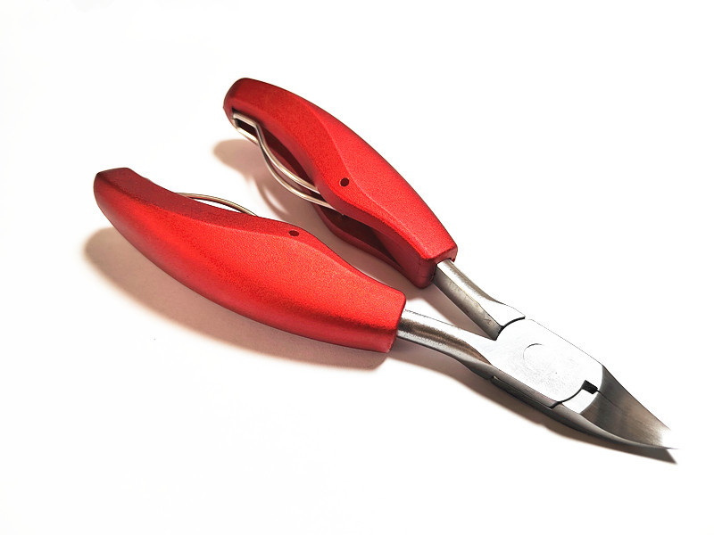 Stainless steel dead skin pliers beauty pliers, double spring nail groove pliers beauty tools