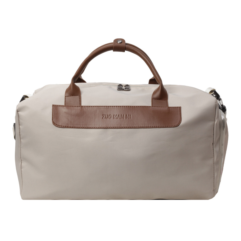 旅行包时尚大容量短途学生行李收纳袋干湿分离防水运动瑜伽健身包图