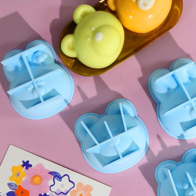 diy baking molds, individual little pig and rabbit cake molds, baby food molds, cross-border exclusive supply details Picture