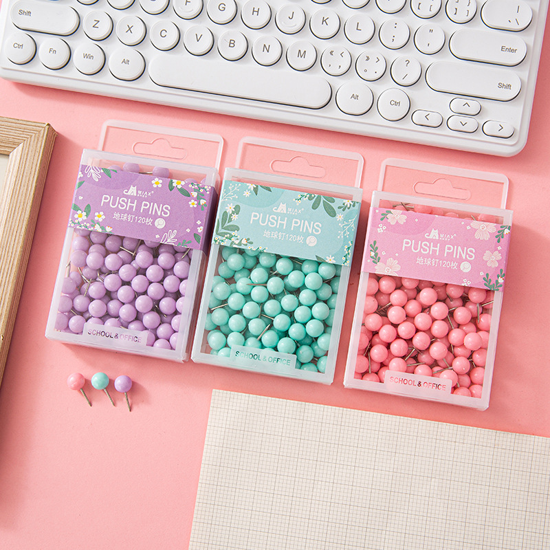 "120-piece box set of Earth nails for art and painting students, soft wood board, message board wholesale