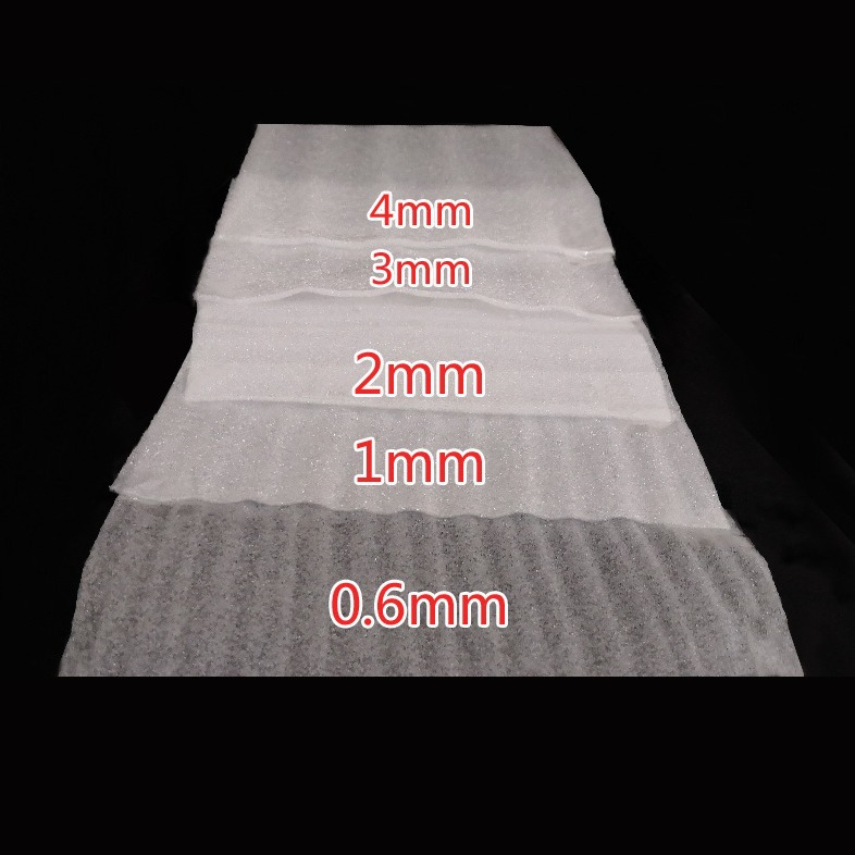 EPE pearl cotton roll, foam roll, shockproof cotton, pearl cotton irregular foam board, express packaging, filling and packaging film Application Scenario