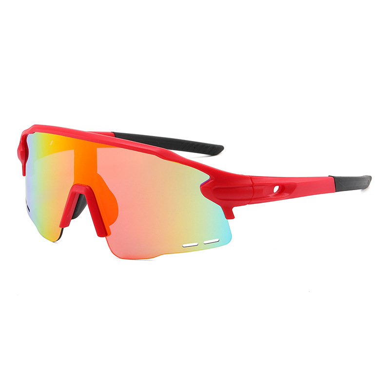 Wholesale of new cross-border colorful cycling glasses for men and women, outdoor sports sunglasses for driving and cycling, and windproof sunglasses details Picture