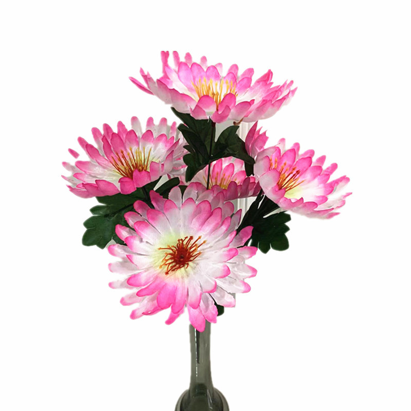 Simulated chrysanthemum decorative floral art: 5 African daisies Specification image