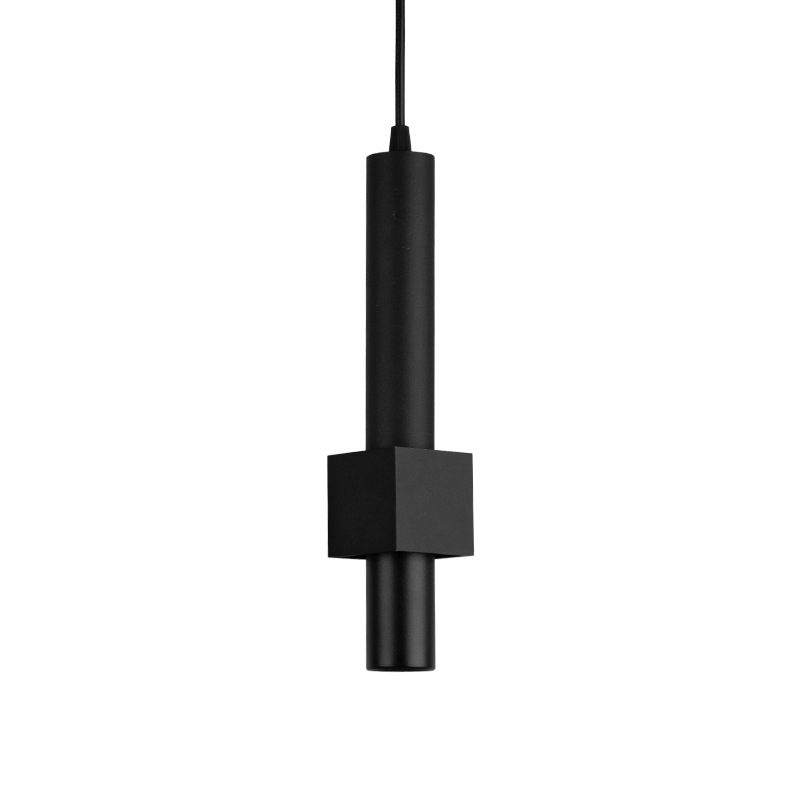 Light Luxury Cable Front Desk Bar Simple Modern Long Line Cylindrical Long Tube Led Design Nordic Bedside Chandelier