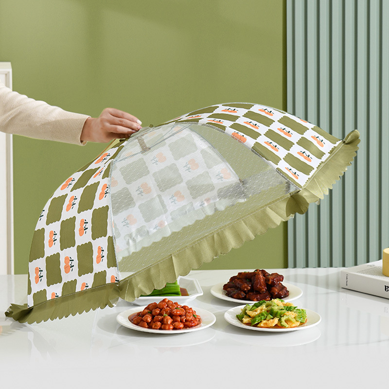 Hongpai's new summer vegetable cover, a household breathable fly-proof folding food cover, leftover food cover, umbrella cover and rice cover
