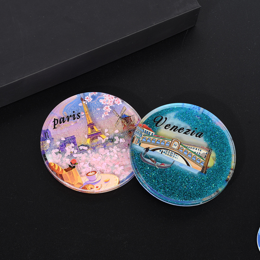 Cross-border bestsellers: Sand fridge magnets, magnetic cultural and creative products from popular tourist cities, and customized souvenirs from scenic spots in Singapore Application Scenario