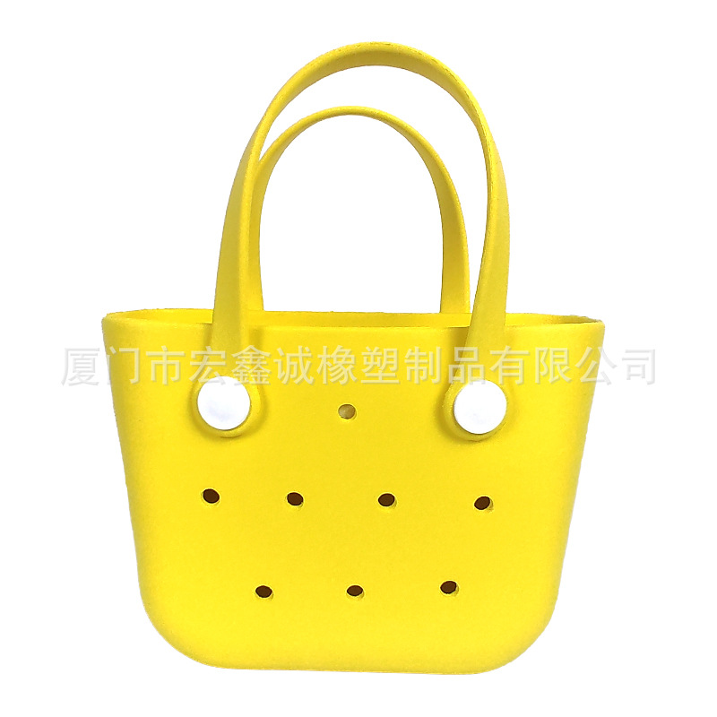 New women's small bag, small size waterproof storage, carrying basket, fashionable travel eva beach bag Application Scenario
