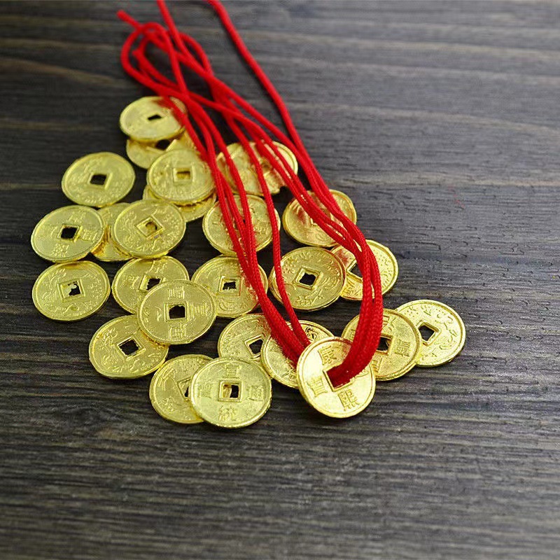 金色小铜钱D细节图