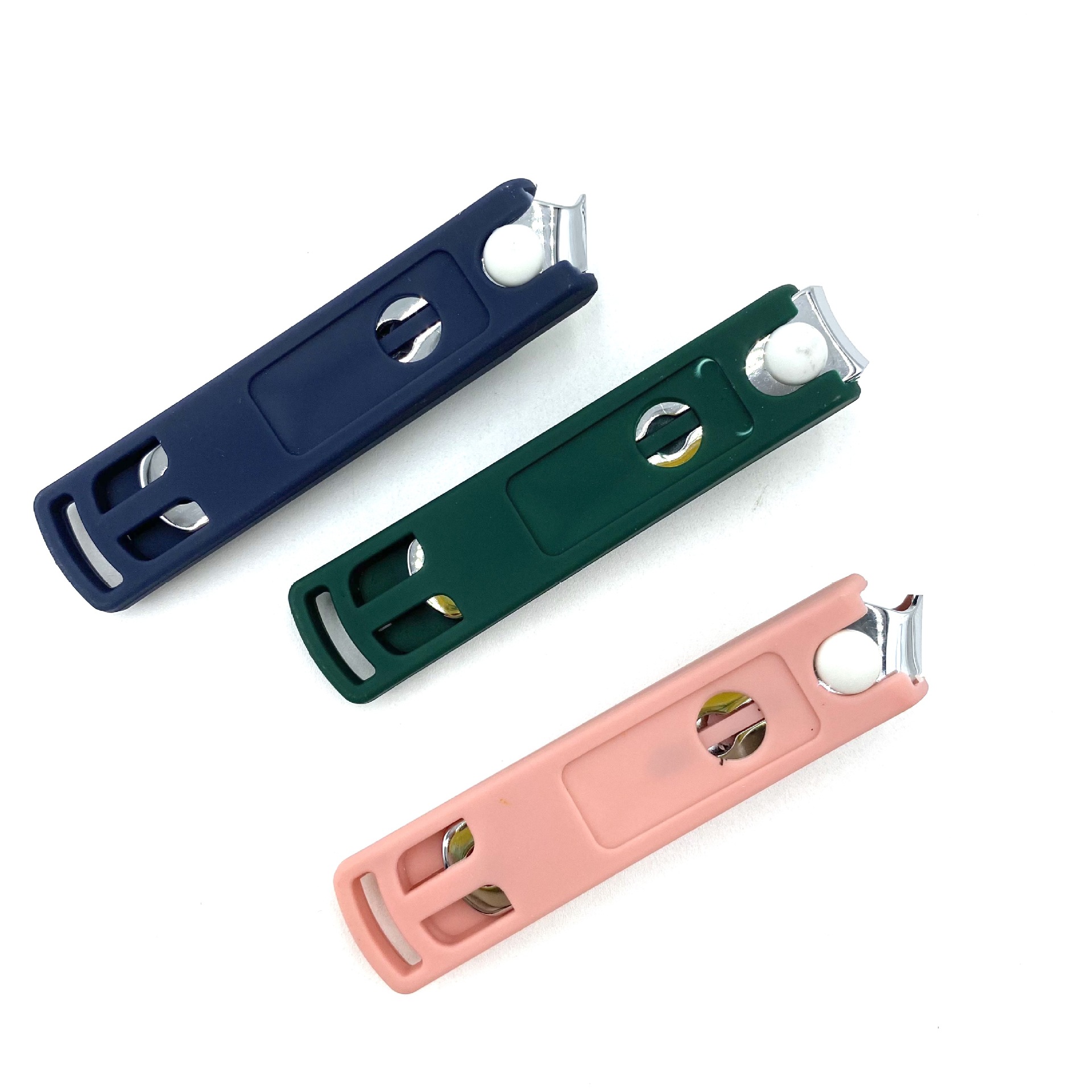 Manufacturers Wholesale Beauty Scissors Nail Tool Set Anti-Splash Big Nail Clippers Pink Nail Clippers Blue Nails Application Scenario