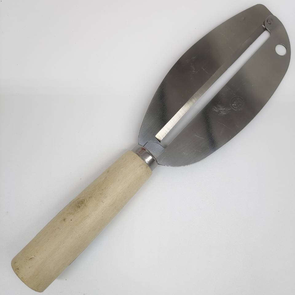 叶子型甘蔗去/大号木柄甘蔗/不锈钢削皮器产品图